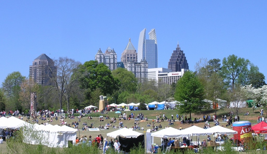 ATLANTA'S DOGWOOD FESTIVAL: XXXX in Piedmont Park.