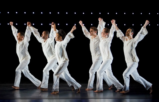 Alvin Ailey dancers perform artistic director Robert Battle's "Awakening." Photo: Paul Kolnik