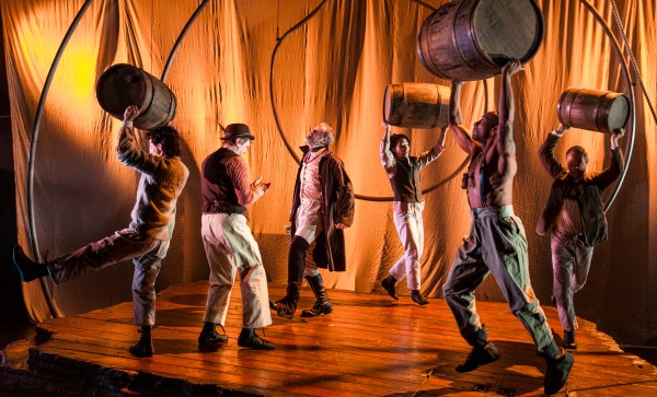 The company of Lookingglass Theatre's "Moby Dick."