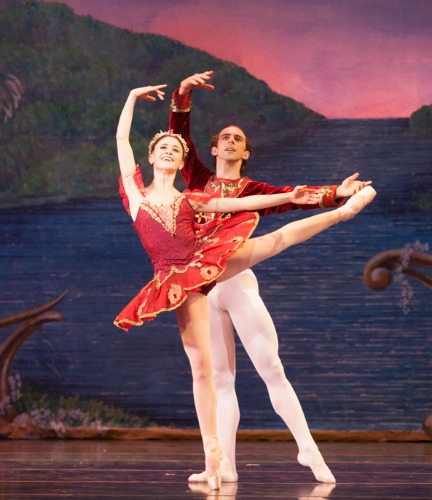 A somewhat younger John Welker (with Nadia Mara) in "Atlanta Ballet's Nutcracker." Photo: Charlie McCullers