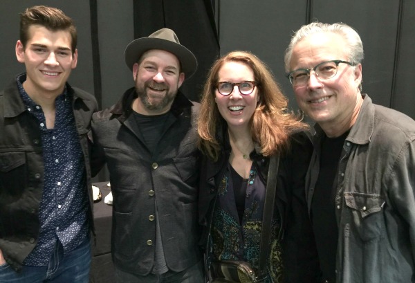 Actor Zach Seabaugh (from left), songwriter Kristian Bush, playwright Janece Shaffer and actor Radney Foster. Photo: Greg Mooney