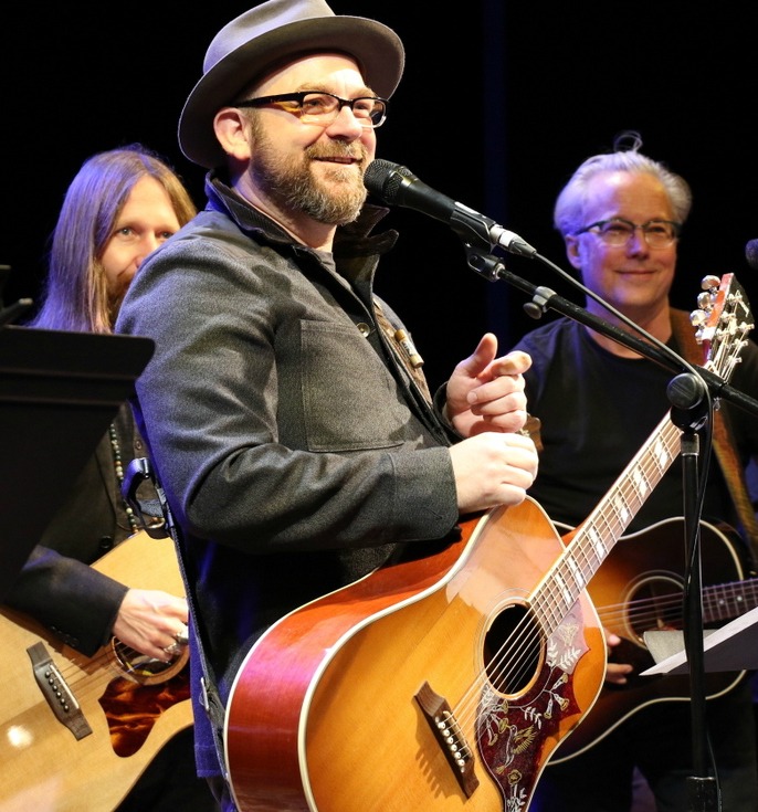 Kristian Bush performs "Troubadour" songs at a preview concert. Photo: Greg Mooney