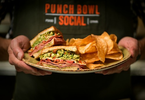 Fried bologna, anyone? Try the fra'mani sandwich at Punch Bowl Social.