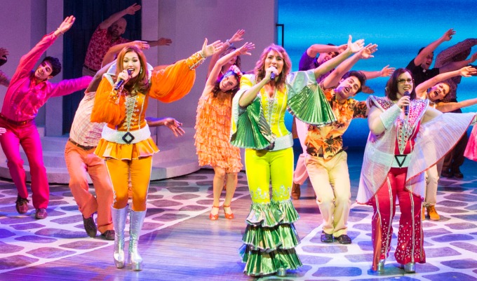 The "Mamma Mia!" company performs "Dancing Queen." Photo: Kevin Thomas Garcia