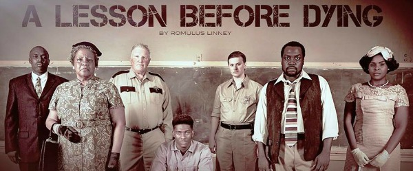 The acting company (from left): Kerwin Thompson, Elisabeth Omilami, Lee Buechele, Simeon Daise, Trevor Goble, Enoch King and Brittany L. Smith.