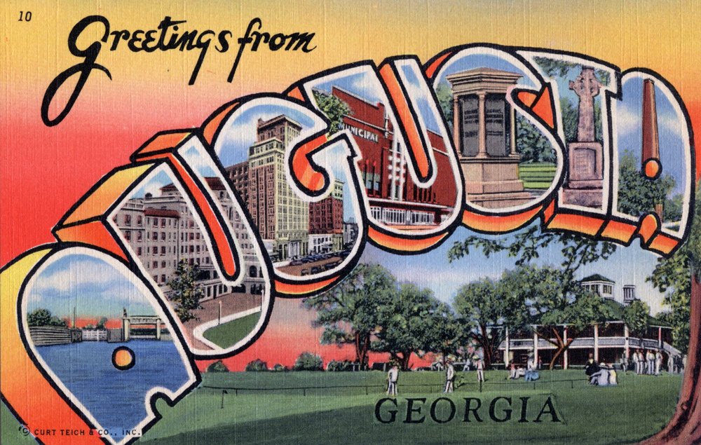 augusta postcard