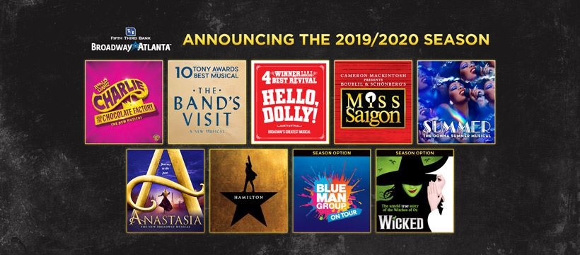 Broadway in Atlanta announces 2019-2020 season — Encore Atlanta