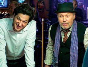 Ben Schwartz and Billy Crystal in "Standing Up, Falling Down"