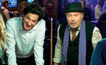 Ben Schwartz and Billy Crystal in "Standing Up, Falling Down"